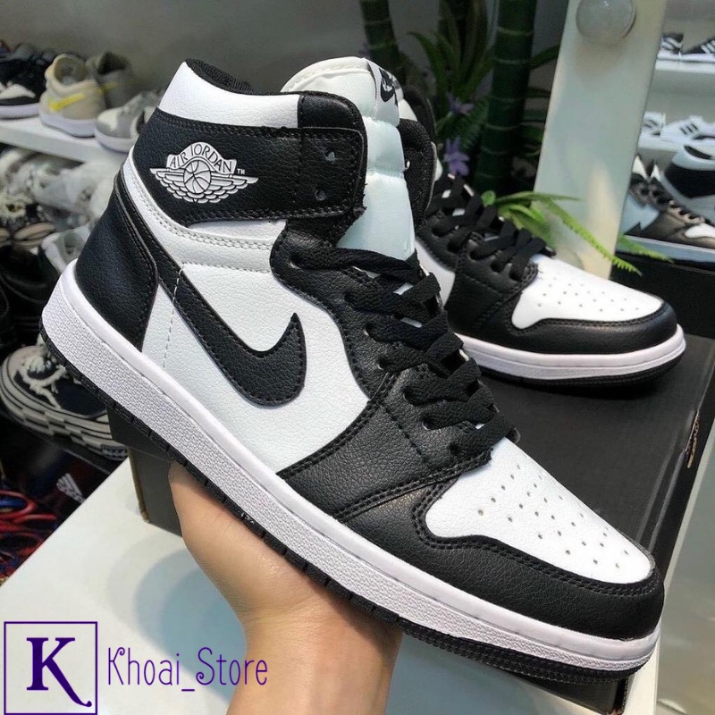Giày JORDAN PANDA 1:1, giày jd Cổ Cao Nam Nữ Hot Trend 2022