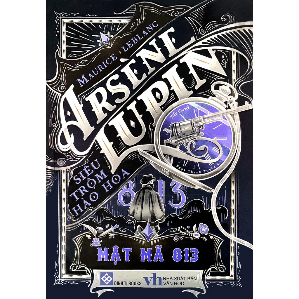 Sách Đinh Tị - Combo Arsene Lupin - Siêu Trộm Hào Hoa (Bìa Đen)