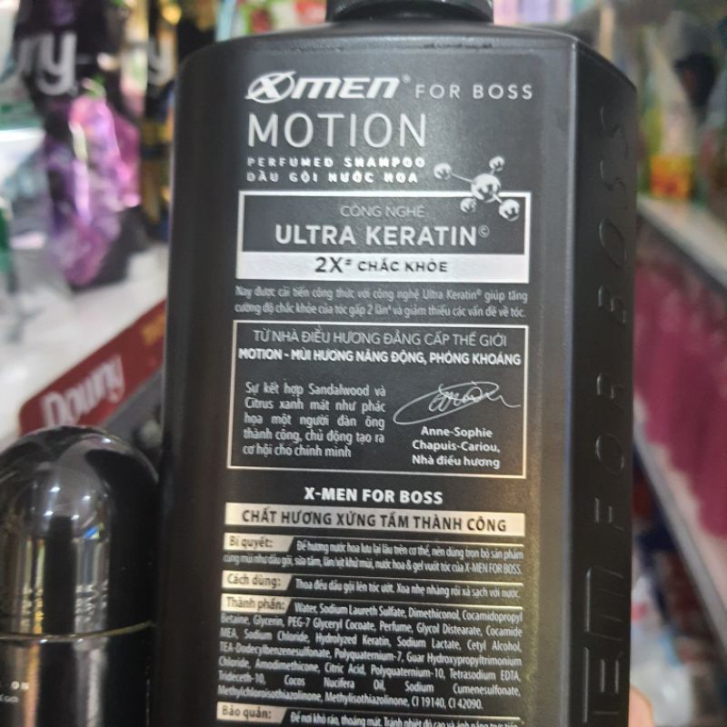 Dầu gội nước hoa Xmen for Boss Luxury 650g tặng chai lăn khử mùi For Boss
