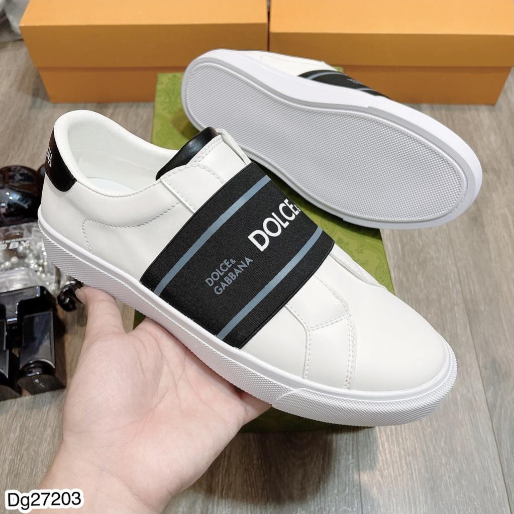Giày lười nam DG chất da chun co giãn - Giày slipon DG Cho Nam