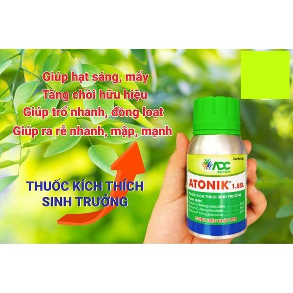 Atonik chai NHÔM 100ml - phân bón kích thích tăng trưởng nảy mầm và ra rễ - Chính Hãng