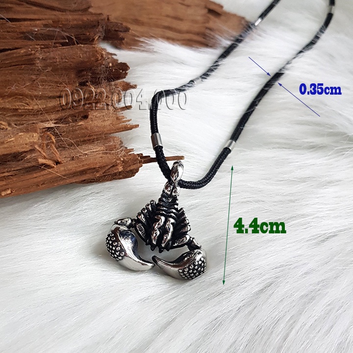 Dây chuyền nam mặt bò cạp càng to MZ1770