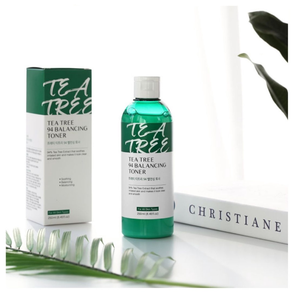 Nước Hoa Hồng Tràm trà Prreti Tea Tree 94 Balancing Toner chiết xuất 94% tràm trà 250ml