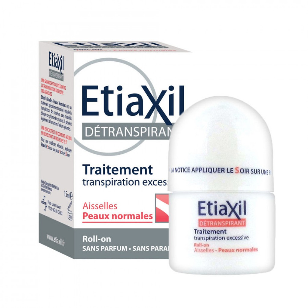 [Auth] Lăn khử mùi Etiaxil Pháp 15ml - Không mùi, ngăn mồ hôi nách, ố vàng hiệu quả