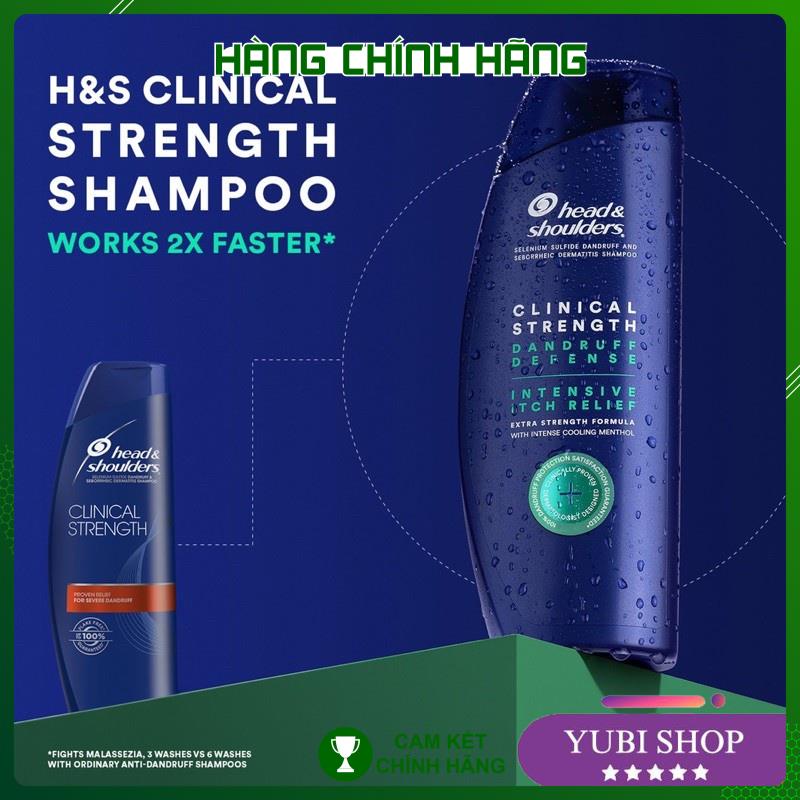Dầu Gội Ngăn Ngừa Gàu Head &amp; Shoulder Chính Hãng - Dầu Gội Ngăn Ngừa Gàu Head &amp; Shoulder Clinical Strength - Mỹ  - Hot