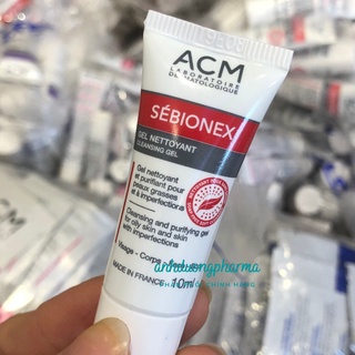 Sữa Rửa Mặt ACM Sebionex Cleansing Gel Cho Da Mụn, Da Nhờn - Minisize 10ml