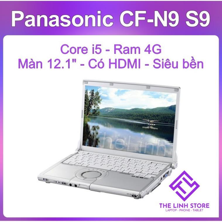 Laptop Panasonic CF-S9 S10 12.5 inch (có bản dùng ổ SSD) - Core i5 Có HDMI
