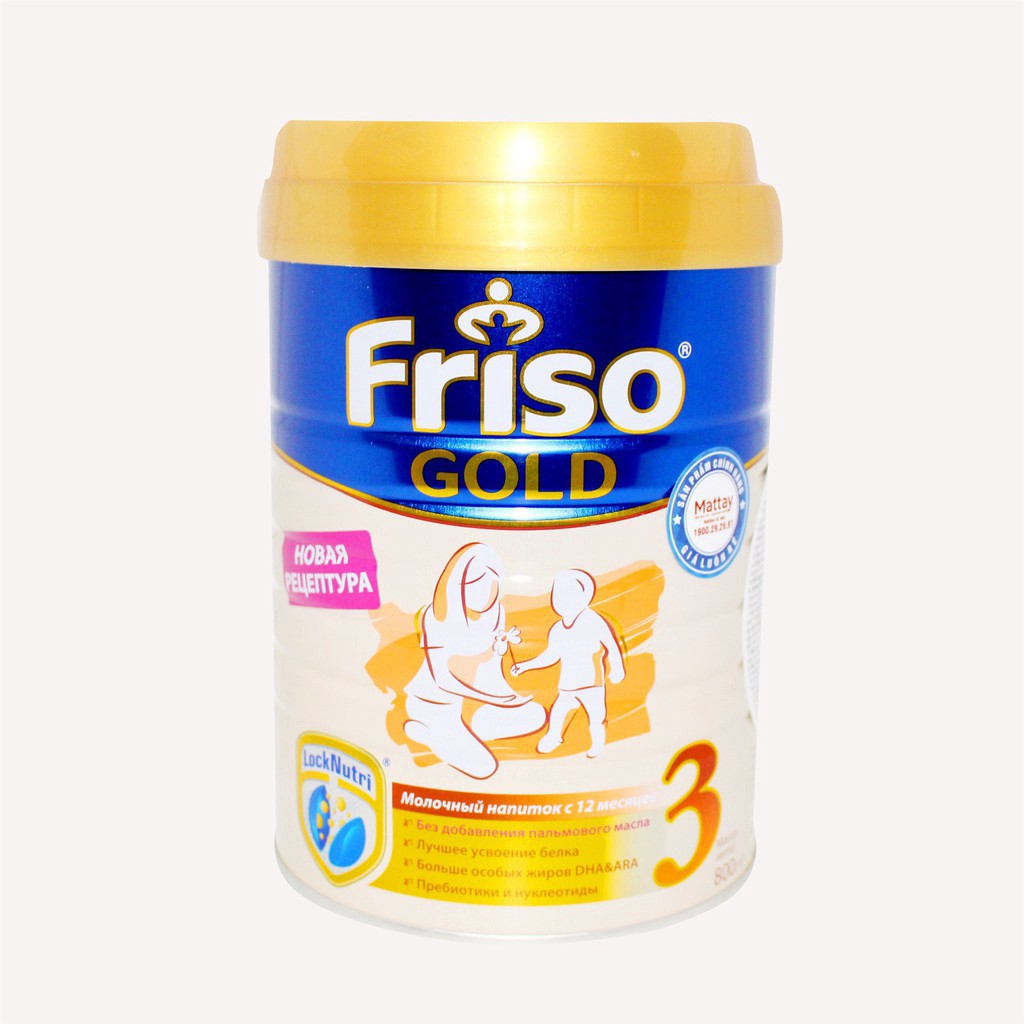 Sữa Friso Nga Số 3 - Lon 800gr - Nội Địa Nga. ❤️