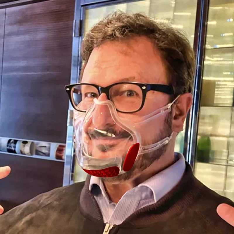 Khẩu trang nhựa trong suốt chống chói thời trang cho người lớn