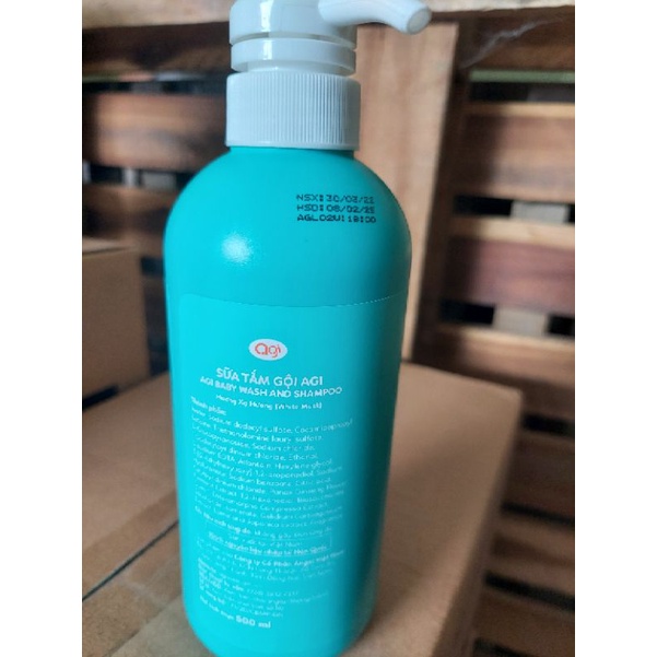 Sữa tắm gội 2 in 1 cho bé 500ml có vòi mới