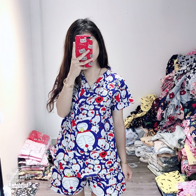 Bộ Pizama Cộc Nhiều Hình Đẹp | BigBuy360 - bigbuy360.vn