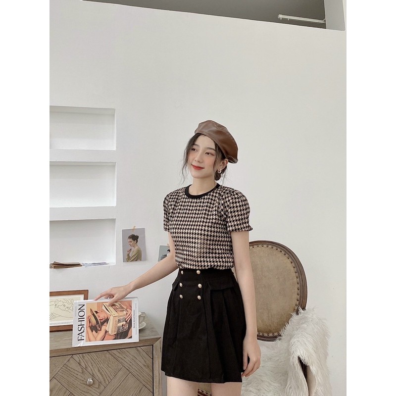 Chân váy xếp ly, có lót quần bên trong phong cách Hàn Quốc | BigBuy360 - bigbuy360.vn