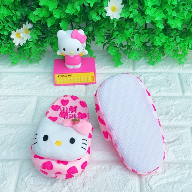 Dép bông trẻ em hello Kitty