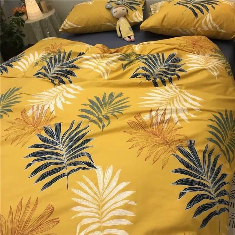 set chăn ga gối cotton poly nhập