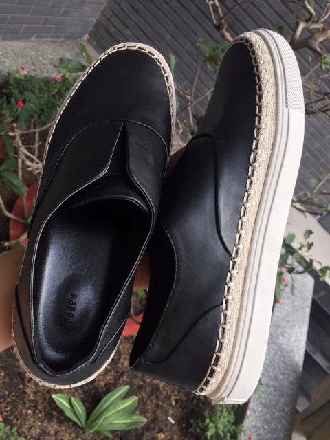 Pedro slip on đế cói vợt sale sz 38