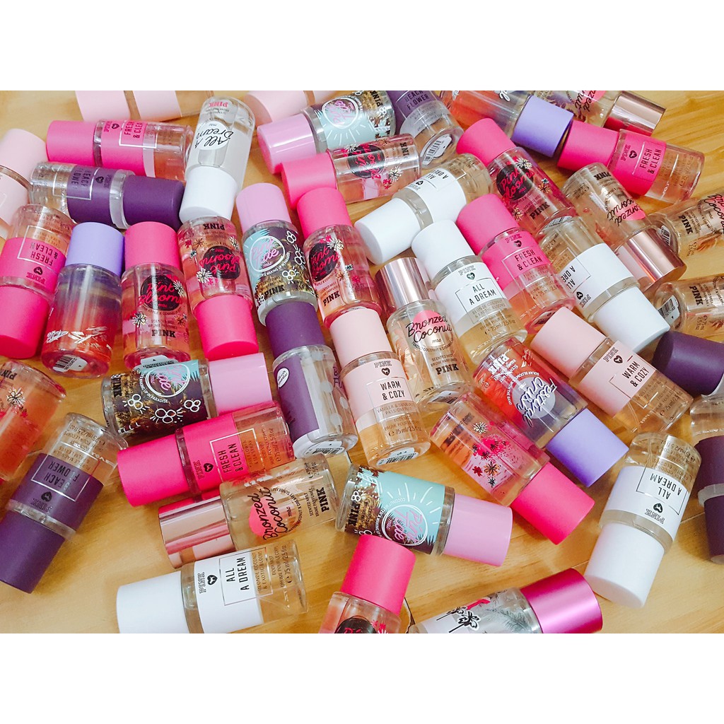 Nước Hoa Toàn Thân VICTORIA’S SECRET PINK Brume Pour Le Corps Body Mist Dạng Xịt 75ml
