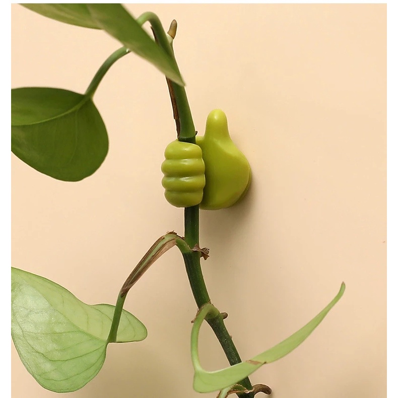 Móc treo dây cáp dữ liệu/ điện thoại gắn tường hình ngón tay sáng tạo đa năng trang trí nhà cửa tiện dụng