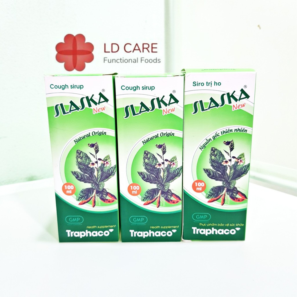 SIRO HO SLASKA NEW TRAPHACO - giảm ho lâu ngày, ho gió, ho khan, ho có đờm đặc