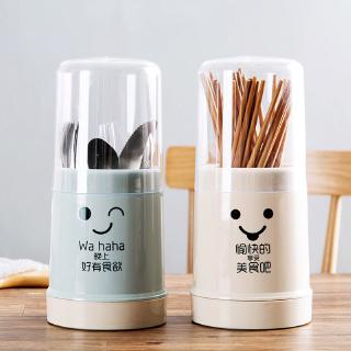 Giá Đỡ Đũa Muỗng Đũa Có Nắp Chống Bụi Có Nắp Đậy Tiện Lợi Dành Cho Nhà Bếp