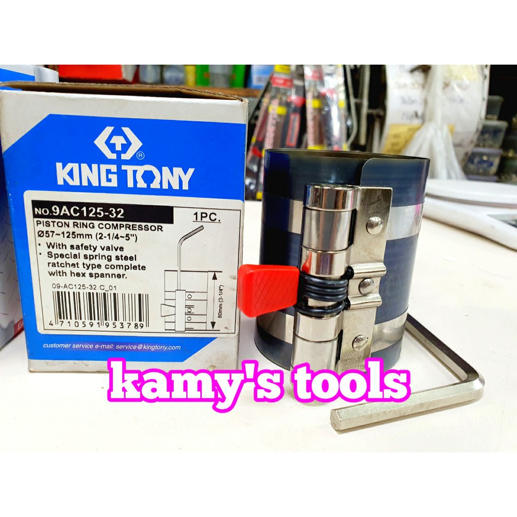 Cảo Vô Bạc Xéc Măng Ép Piston Kingtony 9ac125-32 9ac175-40