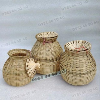 Mây tre- Giỏ cua giỏ cá bằng tre -Tre HN