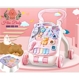 Xe Tập Đi BABY WALKER Có Nhạc, Điều Chỉnh Độ Cao, Chống Vòng Kiềng