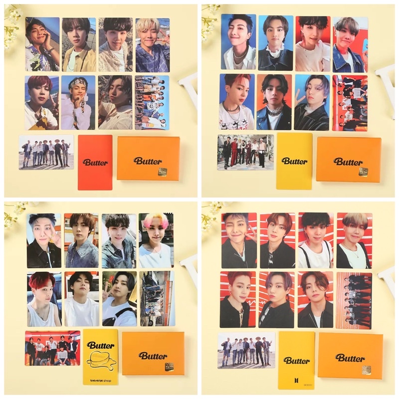 Card ảnh album BTS BUTTER + Quà pre order BUTTER unoff