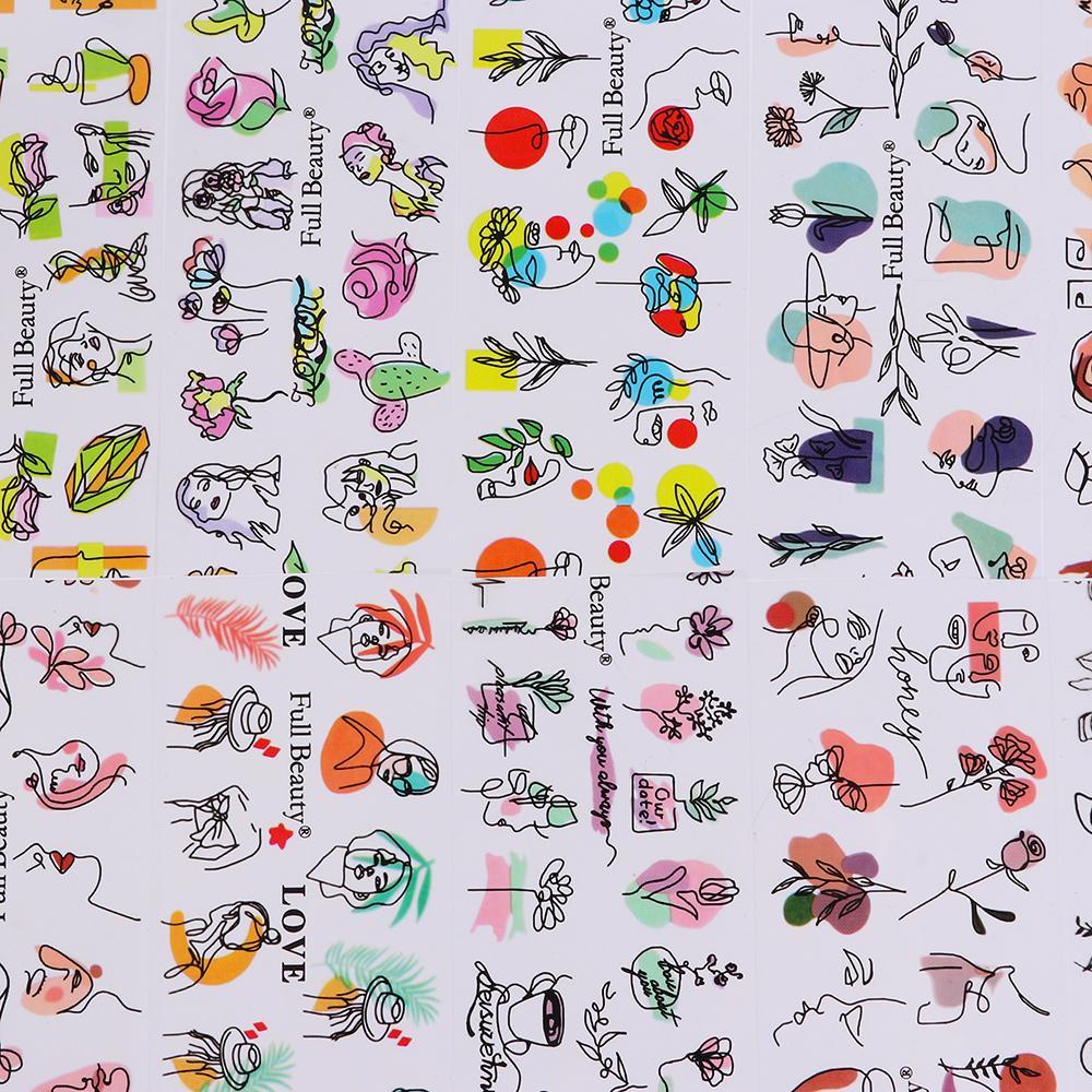 Set 10 Cuộn Giấy Foil Dán Móng Nghệ Thuật