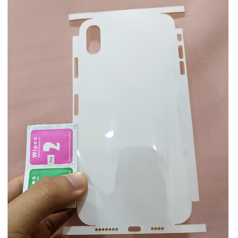 Miếng dán PPF 360 độ full đến từng lỗ loa Iphone Xs Max