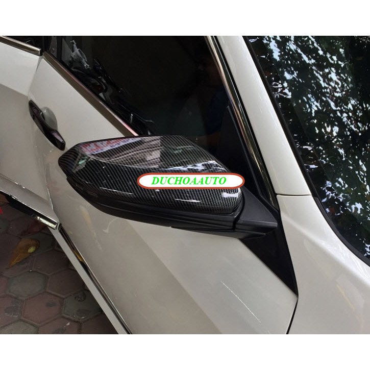 Ốp gương Honda Civic 2017-2021 Carbon