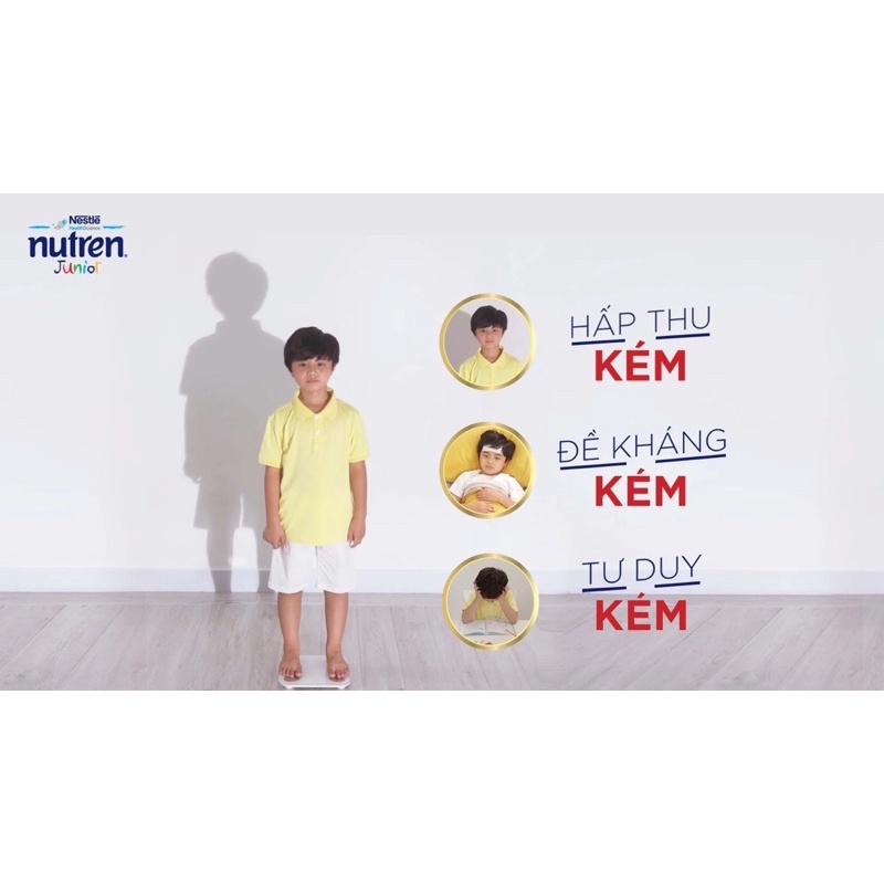Sữa béo Nutren junior 800gr dành cho trẻ 1-10 tuổi Thuỵ Sỹ