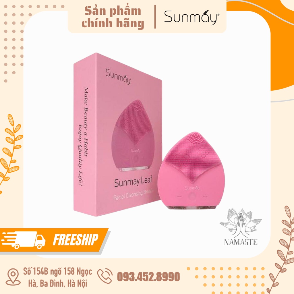 Máy rửa mặt Sunmay Luxury Baby Pink Công Nghê Sóng Âm Chống Nước Tuyệt Đối Có Bảo Hành | Lê Bằng Vân