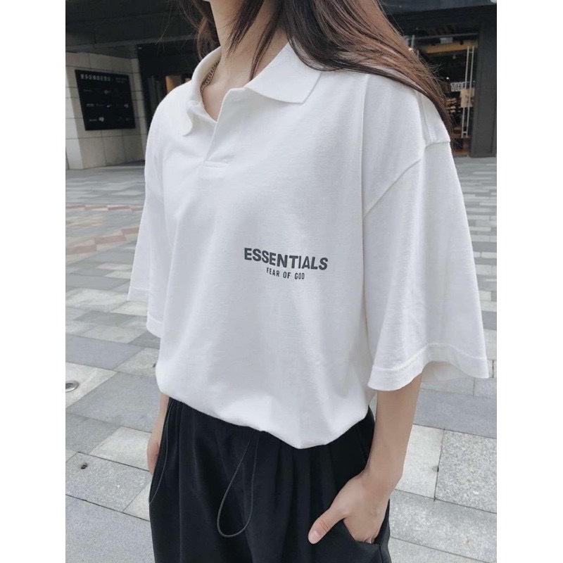 Áo Thun Tay Lỡ💥Áo Phông Tay Lỡ Dáng Unisex Form Rộng Phong Cách Ulzzang Áo Thun Polo In ESSE