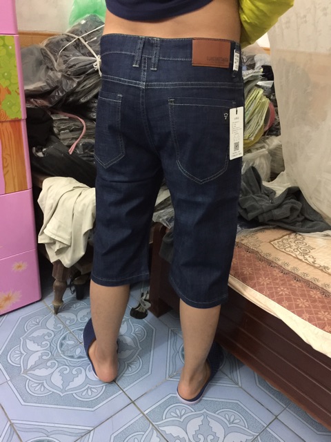 Quần Ngố Bò Nam Trung Niên Chất Mềm Mại Co Giãn Ảnh Thật