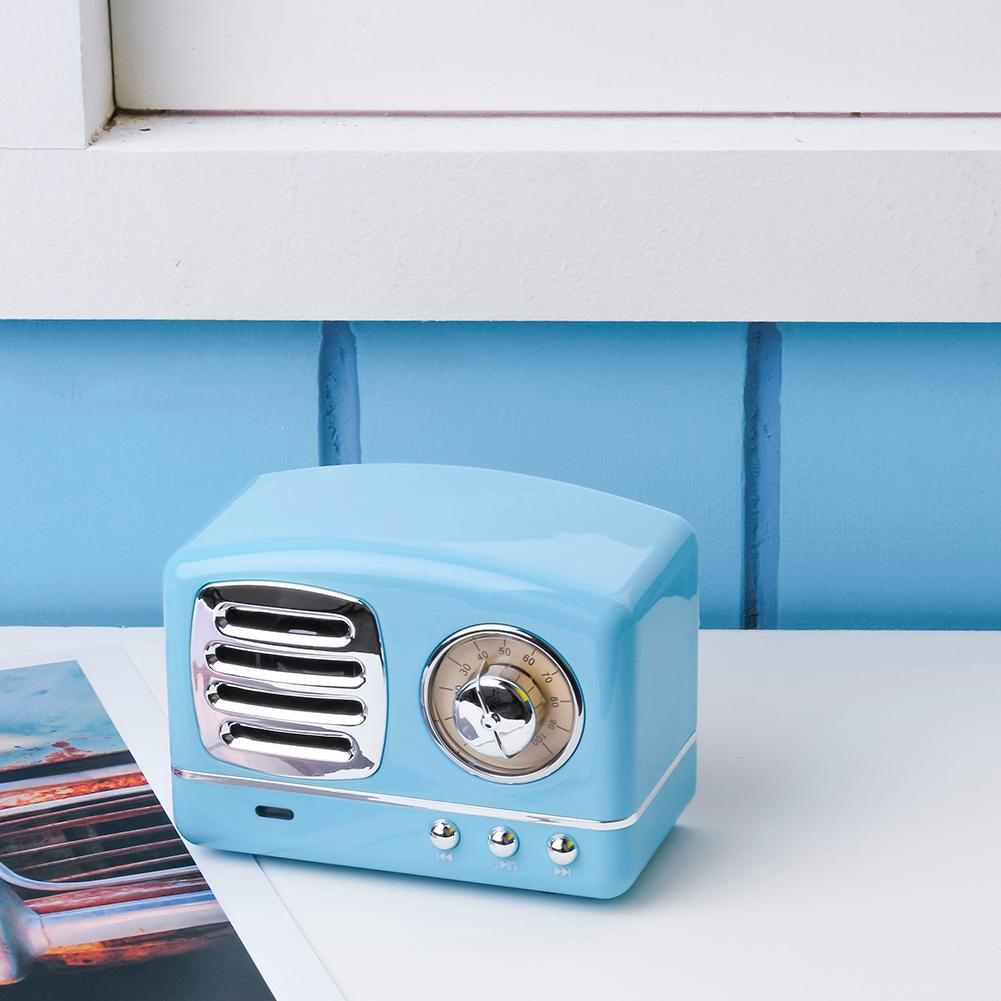 Vintage Mini Bluetooth Speaker 3D Stereo Surround HiFi Sound Effect Player