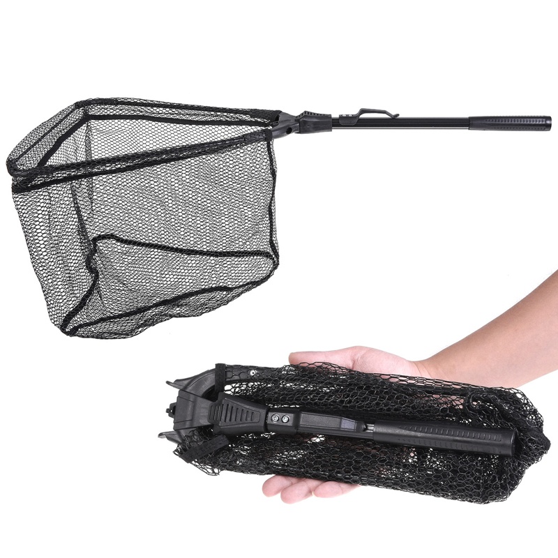 Lưới Đánh Bắt Cá Nổi Bằng Cao Su Có Thể Gấp Gọn Tiện Dụng