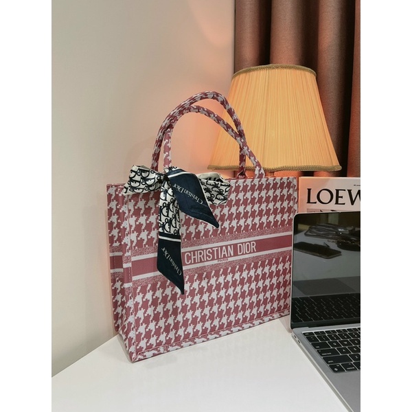 Túi xách công sở ziczac size 35cm tă kèm khăn lụa