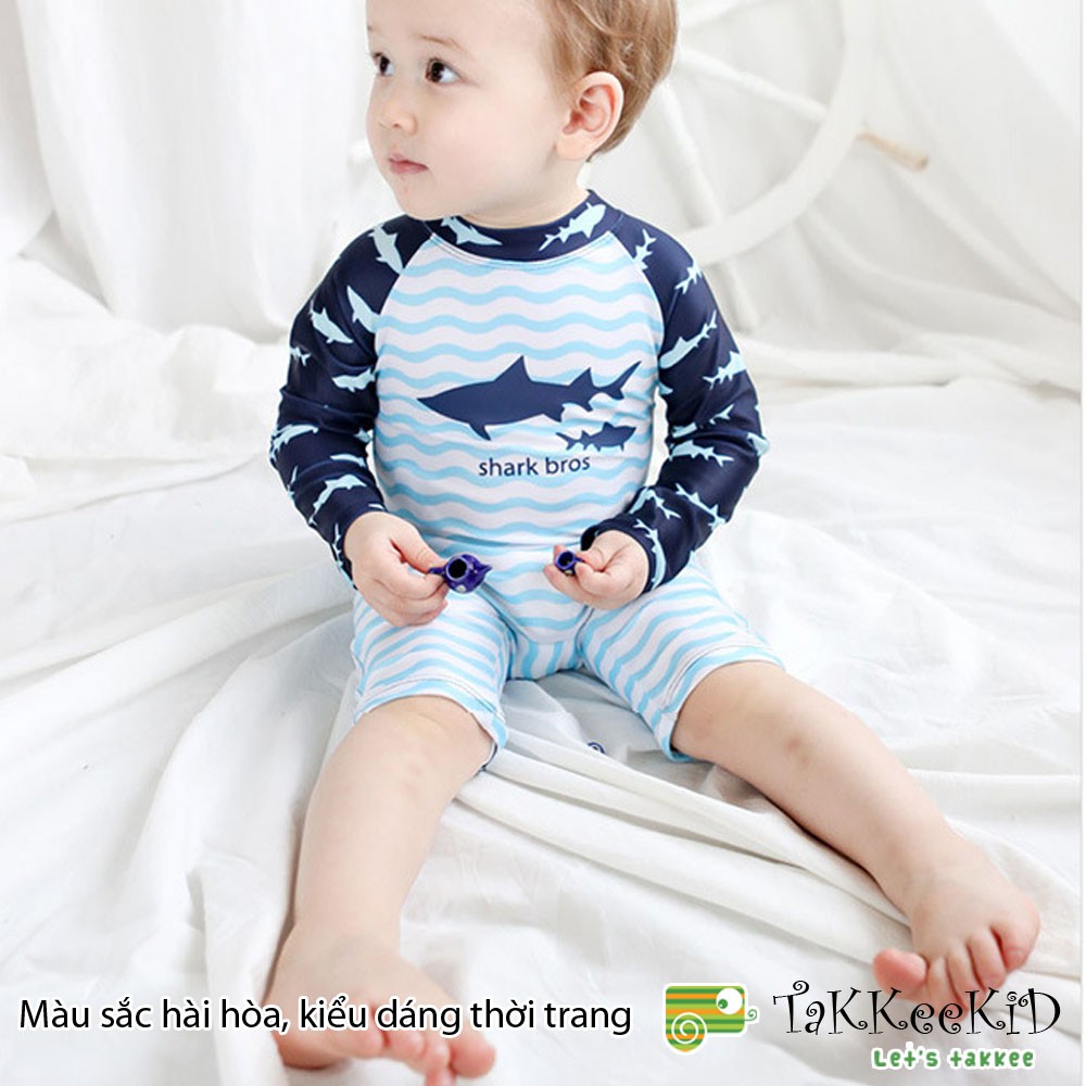 Bộ Bơi Bé Trai, Đồ Bơi Bé Trai Cao Cấp Hình Cá Mập Baby Shark Dễ Thương