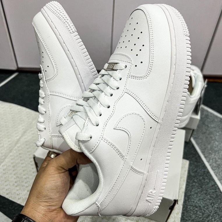 Air Force 1, Nike_Air Force 1 All White, Giày AF1 Trắng Hàng S.Cấp Đế Air Đủ Size Nam Nữ