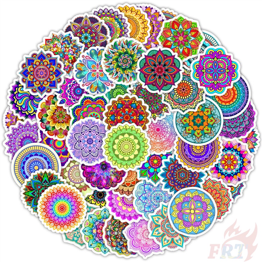 ❉ Datura Art Series 01 Nhãn Dán ❉ Bộ 50 Sticker Chống Thấm Nước Họa Tiết Doodle Hợp Thời Trang