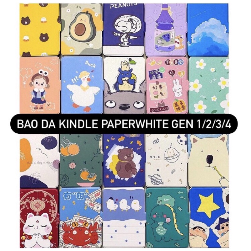 Bao da hoạ tiết Kindle Paperwhite dành riêng cho Máy đọc sách Kindle Paperwhite Gen1/2/3/4