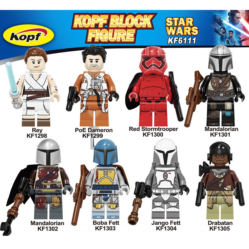 Minifigures Star Wars Các Mẫu Nhân Vật Trong Seri Phim Chiến Tranh Giữa Các Vì Sao Phần 9 KF6111 Mẫu Mới