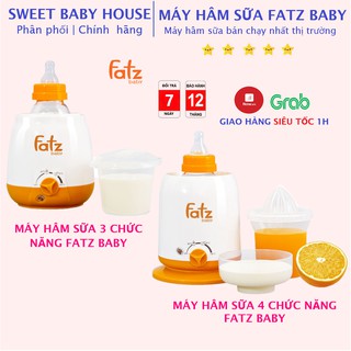 Máy hâm sữa 3 chức năng fatzbaby fb3003sl và 4 chức năng fb3002sl -