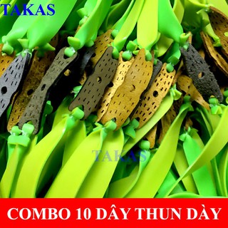 [Mua 10 tặng 1] 10 Dây Thun cao Su Loại Dày 2 Lớp 1.2mm-Chun Cao Su Bắn Ná