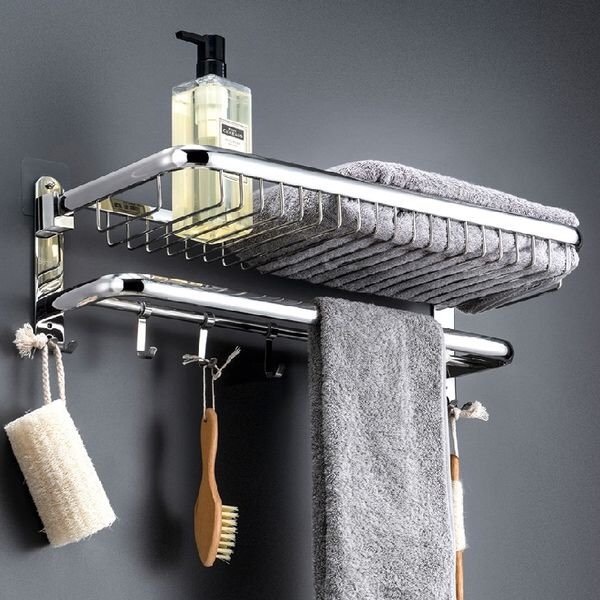 Giá treo khăn inox 304 Gi-Home B10 chất liệu inox 304 dày dặn