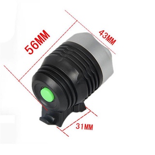👑Đèn Pha Xe Đạp 80 Lumen Xml Q5, 3e Bóng Led