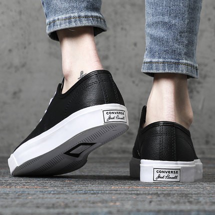 Giày CONVERSE Jack Lp L / S Đế Da Mỏng 2 Màu Sắc Chọn Lựa 154152C1