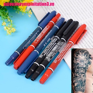 Bút Đánh Dấu Hai Đầu 3 Màu Tùy Chọn Tiện Dụng