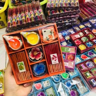 Sét nhang trầm nến thái lan
