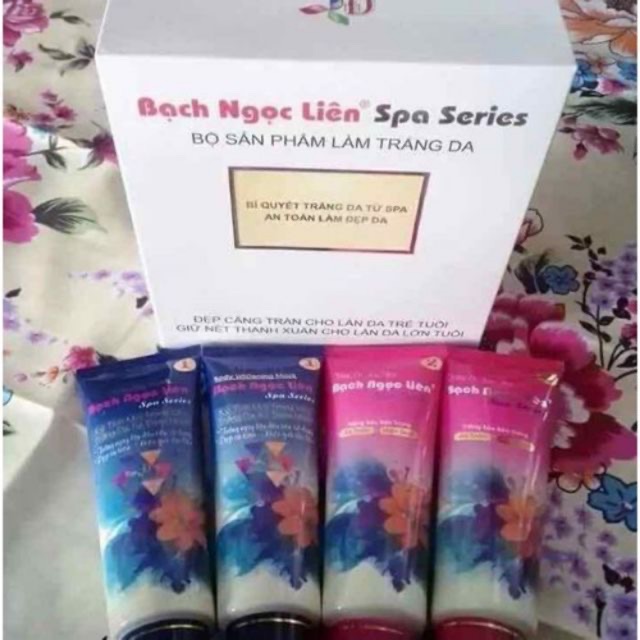 bạch ngọc liên spa sẻies body Whitening crem 400g